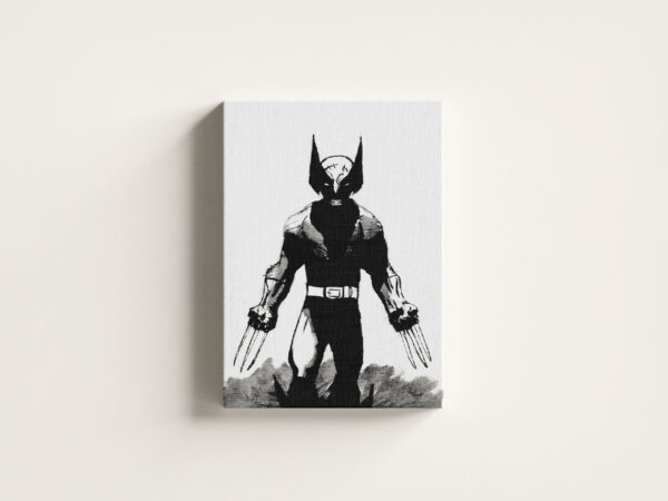 Wolvie - 5x7 Canvas Magnet